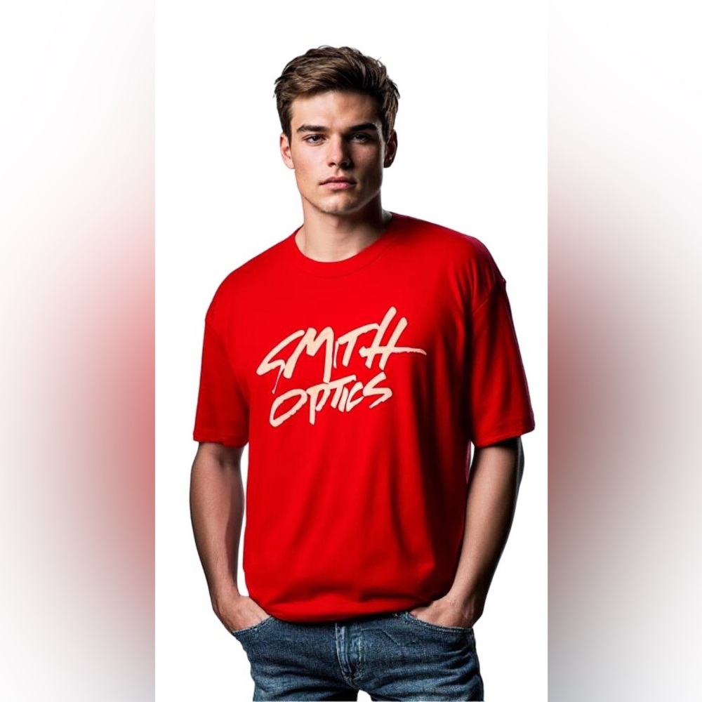 Smith Optics Racing T-shirt Red Men’s Size L